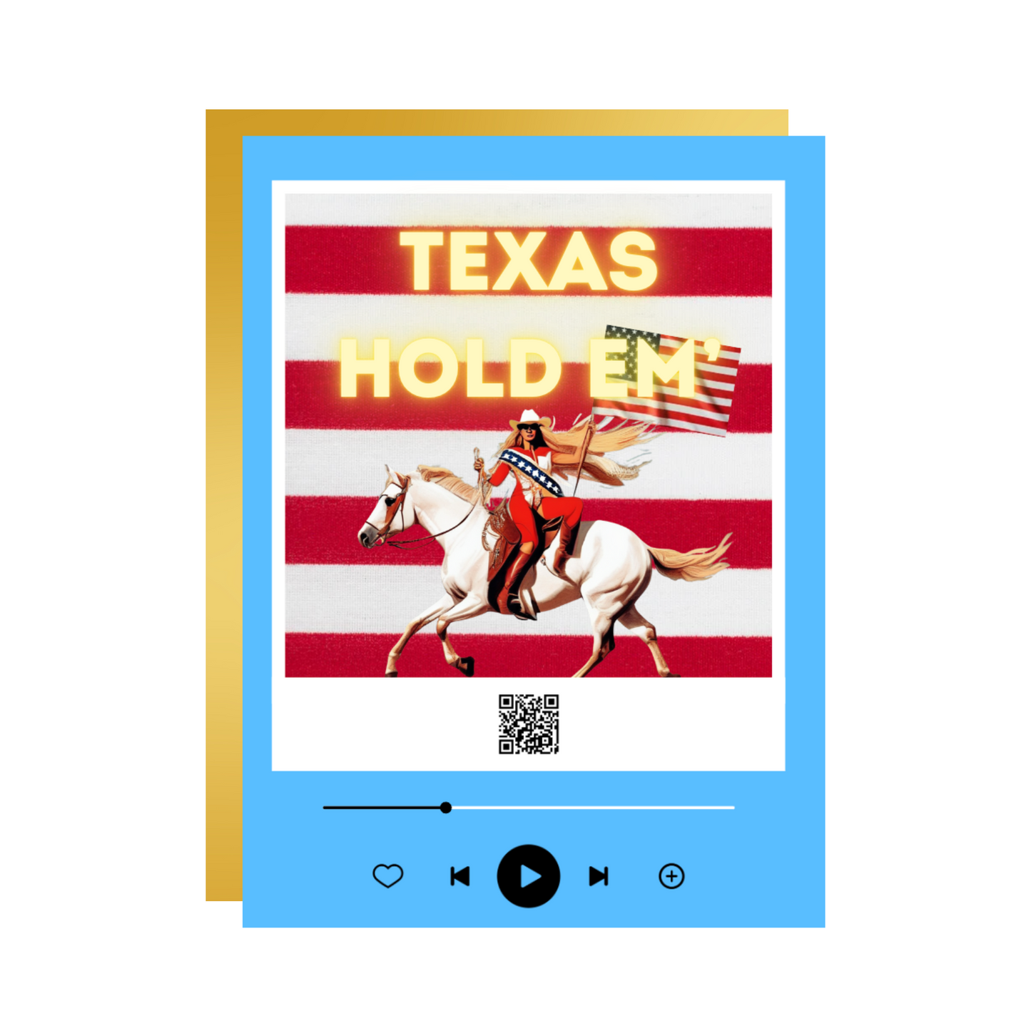 Texas Hold Em' Card