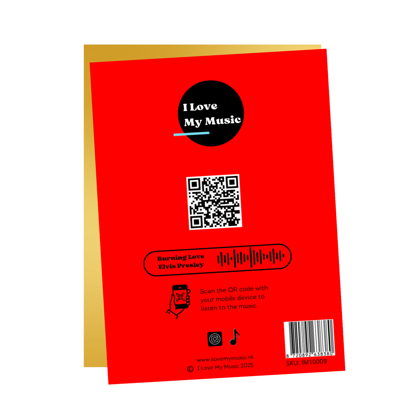 Burning Love Music Card