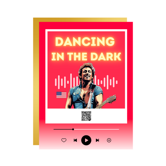 Dancing In The Dark Music Card