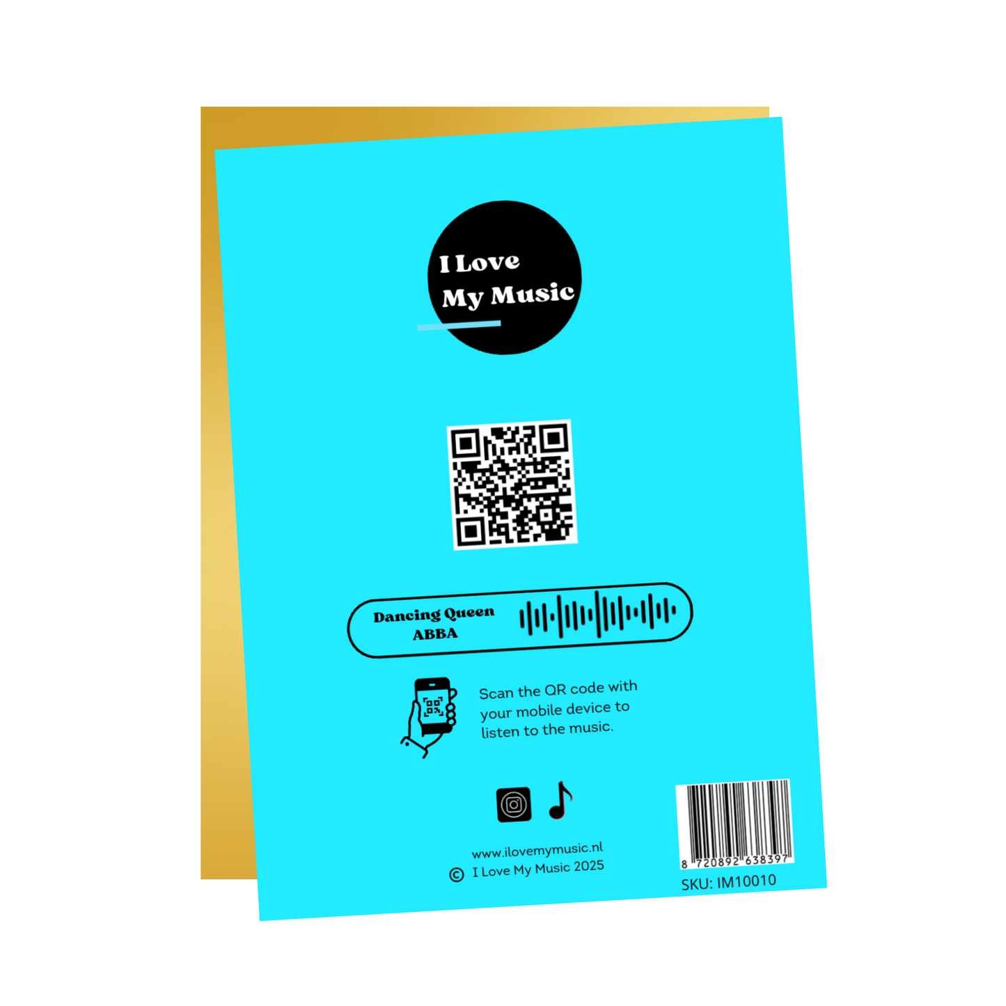 Dancing Queen Music Card