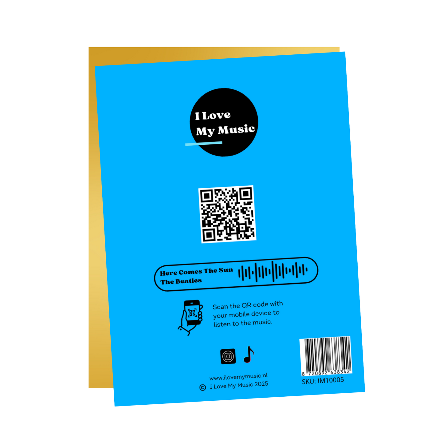 Here Comes The Sun Music Card