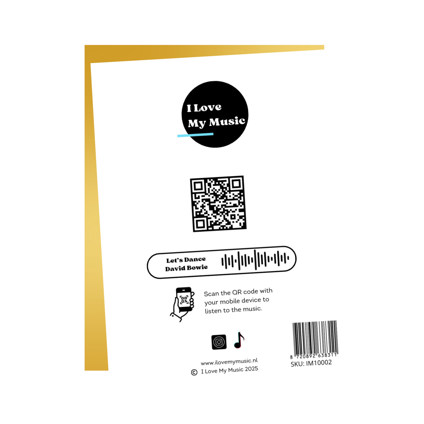 Let's Dance Music Card